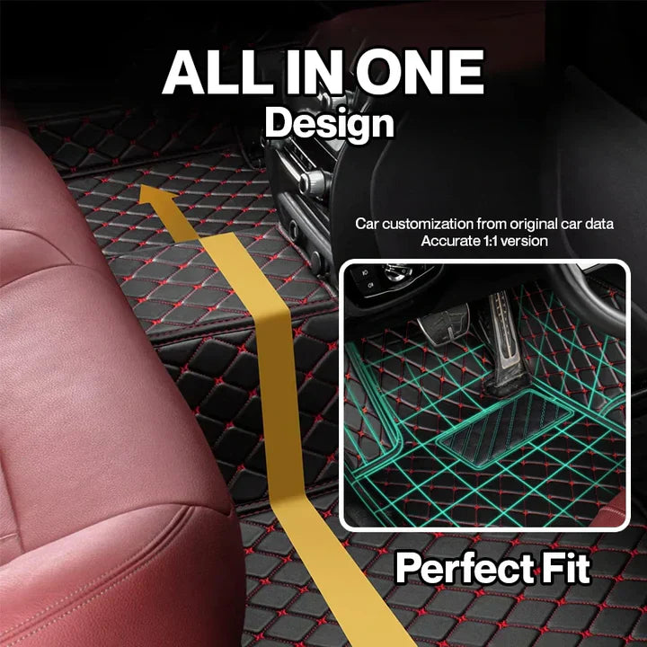 Elvie 2025 Waterproof Non-slip Universal Fit Customized Floor Mats for Cars, SUVs, and Trucks