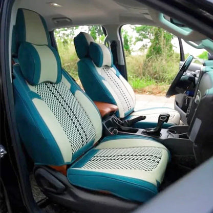 US Nox Full Set Universal Breathable Waterproof Vehicle Leather Cover for Cars, SUV
